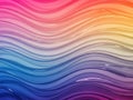 Vibrant rainbow gradient abstract background with smooth flowing waves and glossy liquid texture creating a dynamic and colorful Royalty Free Stock Photo