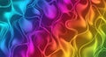 Vibrant rainbow gradient abstract surface texture with flowing waves and bioluminescent glow Royalty Free Stock Photo