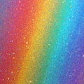 Vibrant rainbow gradient background texture featuring dense multicolored glitter particles creating a dazzling and sparkling Royalty Free Stock Photo