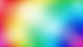 Vibrant Rainbow Gradient Blending Smoothly Across a Softly Blurred Background with Subtle Light Effects Royalty Free Stock Photo