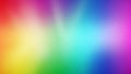 Vibrant Rainbow Spectrum Gradient with Soft Light Rays and Blurred Edges Creating a Colorful Abstract Background Royalty Free Stock Photo