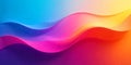 Vibrant Rainbow Wave Abstract Background Design Royalty Free Stock Photo