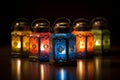 Vibrant Ramadan Lanterns. Intricate Designs, Joyful Glow and Anticipation for the Month Ahead