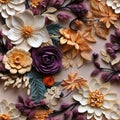 Vibrant And Realistic Paper Flowers In Various Colors And Styles