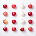 Vibrant Red Apples On A Crisp White Background Image Royalty Free Stock Photo