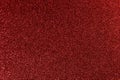 red glittering glitter fabric background with a very shallow light effects Royalty Free Stock Photo