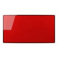 A vibrant red rectangle with a subtle gradient and a soft shadow effect. isolated on white background Royalty Free Stock Photo