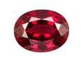 Vibrant red ruby gemstone isolated on transparent background Royalty Free Stock Photo