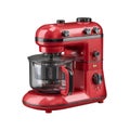 Vibrant Red Stand Mixer for Baking Kitchen Prep Modern Electric Food Processor Appliance Royalty Free Stock Photo