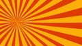 Vibrant Retro Graphic Sunshine Background with Sunburst Design for Summer Fun Presentation Backdrop Royalty Free Stock Photo