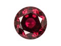 Vibrant ruby gemstone isolated on transparent background Royalty Free Stock Photo