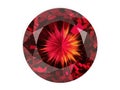 Vibrant ruby gemstone isolated on transparent background Royalty Free Stock Photo