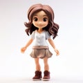 Vibrant Schoolgirl Lifestyle: A Sculpted Character Inspired By Konica Big Mini