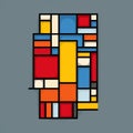 Vibrant Scottish Ale Logo With Mondrian-inspired Colors