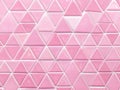 Pink Triangular Tile Pattern Background. Modern. Royalty Free Stock Photo