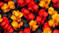 Vibrant Snapdragons Seamless Pattern Design Royalty Free Stock Photo