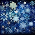 Vibrant Snowflake Mosaic