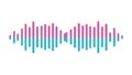 Vibrant Sound Bars: Abstract Audio Equalizer Graphic, vector design Generative AI Royalty Free Stock Photo