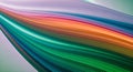 Vibrant Spectrum: Abstract Flow of Colorful Lines, Gradient Harmony, Modern Art Royalty Free Stock Photo