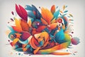 Vibrant Spectrum: Kaleidoscope of Vector Art