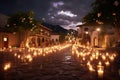 Dia de Las Velitas candlelight procession