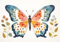 Vibrant Springtime: A Calming Restoration of Giant Butterfly Win