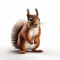 Vibrant Squirrel Illustration With Distinctive Features On White Royalty Free Stock Photo
