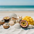 Tropical Beach Still Life Royalty Free Stock Photo