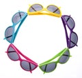 Vibrant Summer Sunglasses Royalty Free Stock Photo