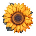 Vibrant Sunflower SVGs in Colorful Shades of Yellow, Sunflower Clipart, Sunflower Svg Black And White, Shirt, Blossom