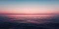 Vibrant sunset over calm ocean. Digital art with soft gradients. Ocean. AIG49.