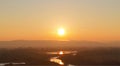 Vibrant sunset over Emmett, Idaho