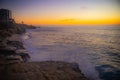 Vibrant Surreal La Jolla Shores at Sunset