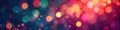 Vibrant, swirling bokeh; multicolored, festive glow , backdrop, magic