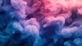 Vibrant swirling pink and blue smoke pattern with abstract artistic design concept Royalty Free Stock Photo
