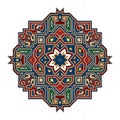 Intricate Geometric Mandala Design Royalty Free Stock Photo