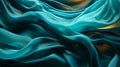 Vibrant teal hues dance in a mesmerizing abstract pattern