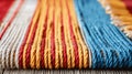 Vibrant Textiles Displaying Colorful Patterns and Textures Royalty Free Stock Photo