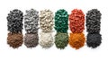Colorful Aggregate Materials for Floor Leveling Royalty Free Stock Photo