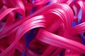 Vibrant Threads Colorful threads weaving Royalty Free Stock Photo