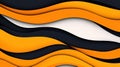 Vibrant tiger texture abstract background in orange and black, perfect for a modern junglethemed design Royalty Free Stock Photo