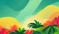 Vibrant Tropical Background