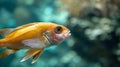 Vibrant Tropical Fish Swimming in Aquarium Royalty Free Stock Photo