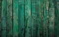 A vibrant turquoise backdrop composed of weathered, aged wooden boards with varying grains, textures, and patterns Royalty Free Stock Photo