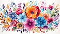 Celebrate art and nature with our versatile floral illustration design selection