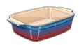 Colorful Cartoon Baking Dish Illustration Royalty Free Stock Photo