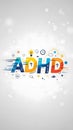 ADHD Concept Illustration with Symbolic Icons Royalty Free Stock Photo