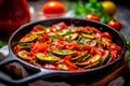 Vibrant Vegetable Medley: Pisto de Verduras, Spanish Ratatouille Infused with the Flavors of the Sun