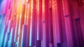 Vibrant Vertical Abstraction: Colorful Animated Background Design - Seamless Loop