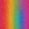 Vibrant vertical rainbow gradient background texture featuring dense sparkling glitter particles creating a festive and eye- Royalty Free Stock Photo